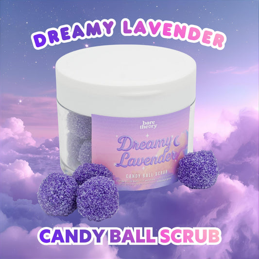 Dreamy Lavender Candy Body Scrub Balls